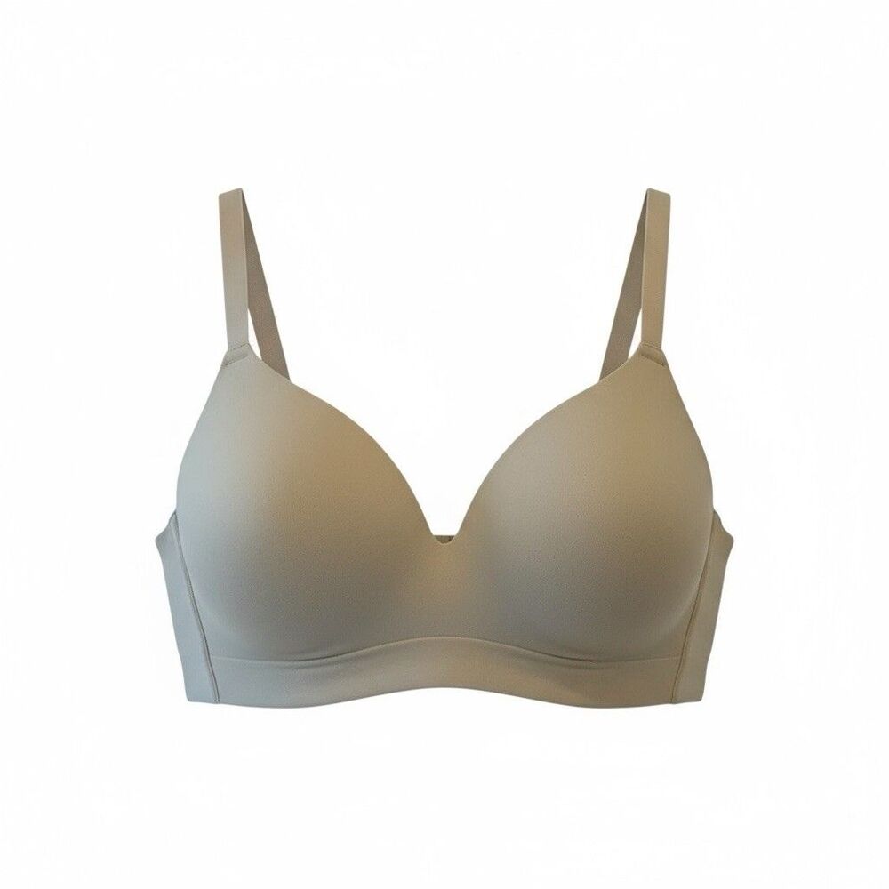 Truekind® Supportive Comfort Wireless Shaping Bra Beige Size Large